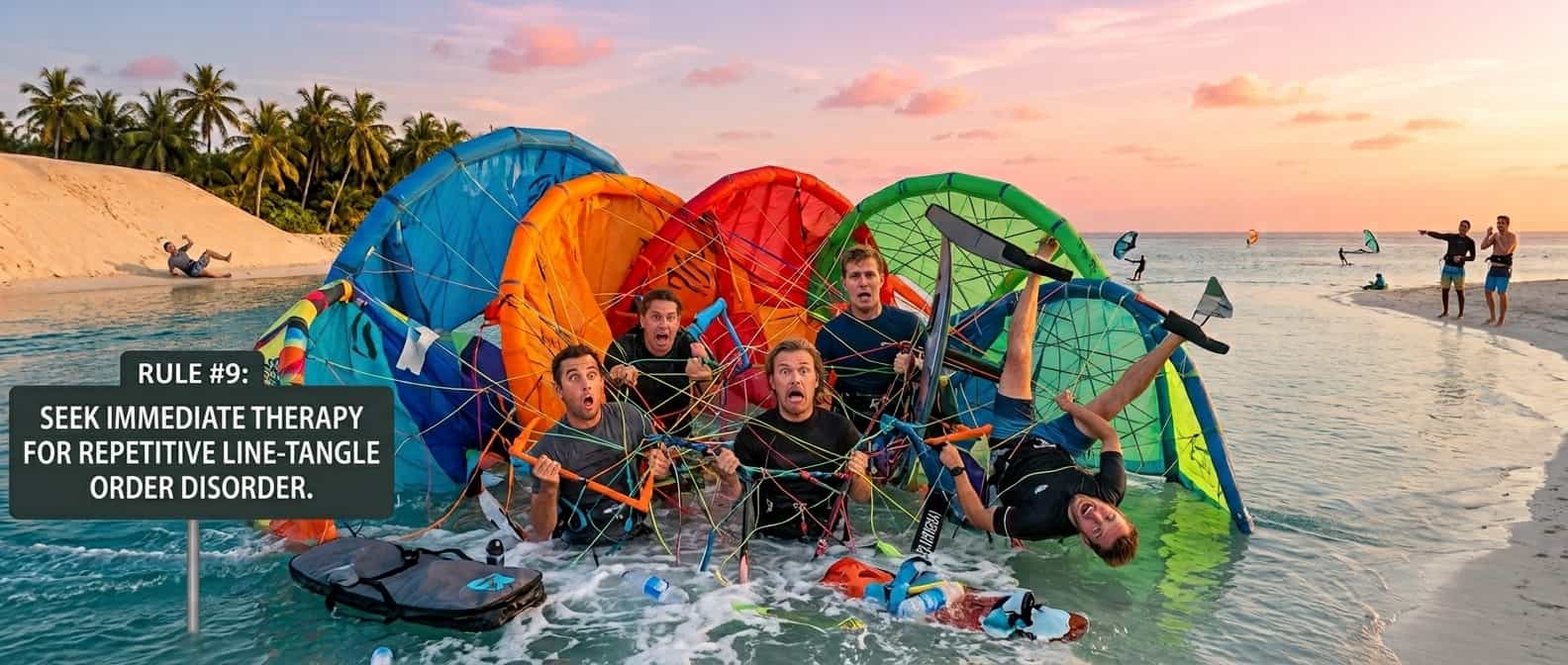Vigepligt i Kitesurfing - IKO regler